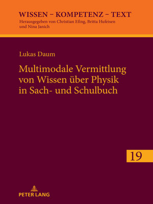 cover image of Multimodale Vermittlung von Wissen ueber Physik in Sach- und Schulbuch